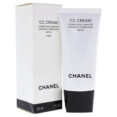 chanel cc cream correction complète spf50|chanel tinted moisturizer spf 50.